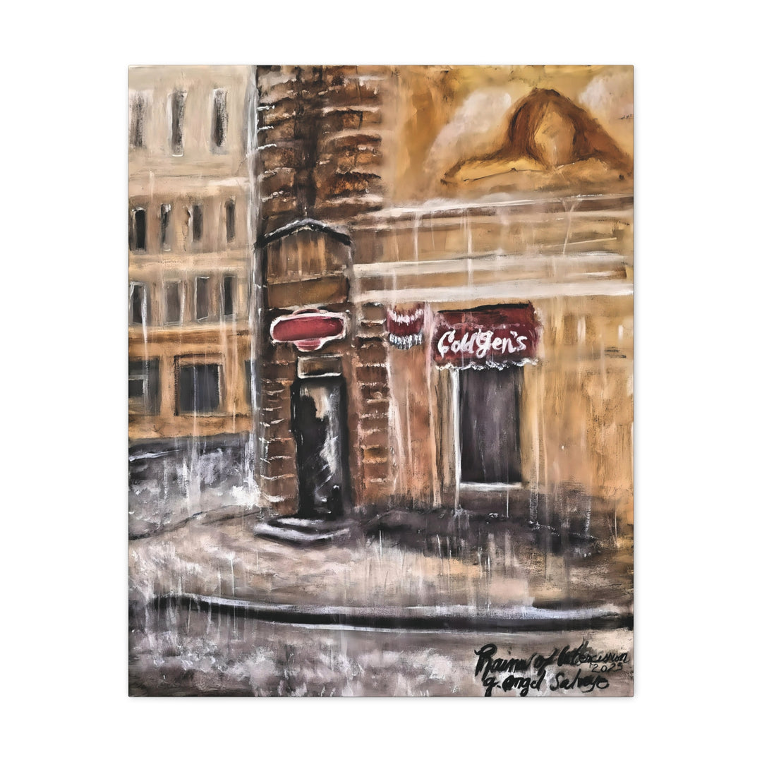 Realist Tones Canvas Print - Tears of Intercession-Urban Rainscape Design