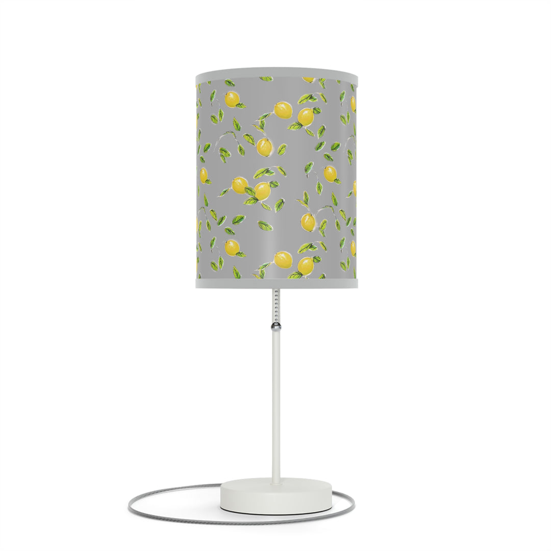 Grey Lemon Lamp on a Stand, US|CA plug