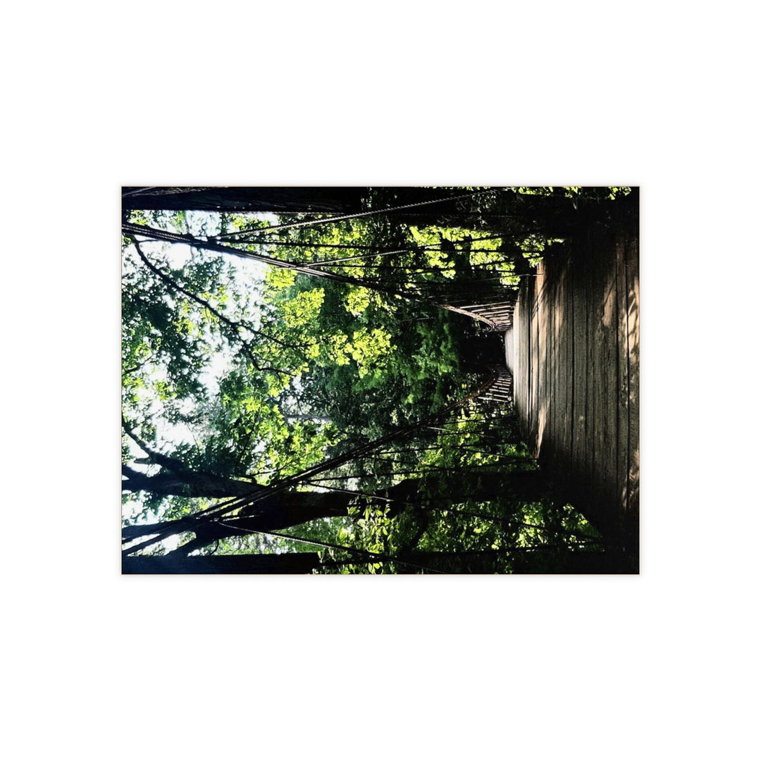 Bridge of the Unknown Destination Ceramic Photo Tile