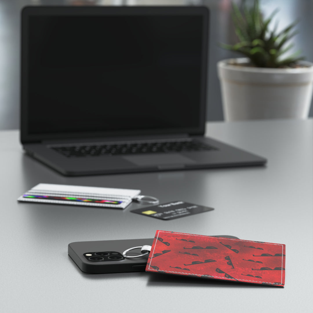 Affirmations and Sunglasses Saffiano Leather Card Holder