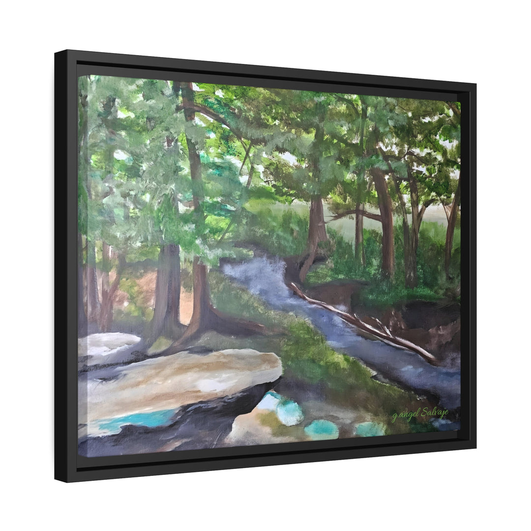 Rivers Within Matte Canvas, Black Frame