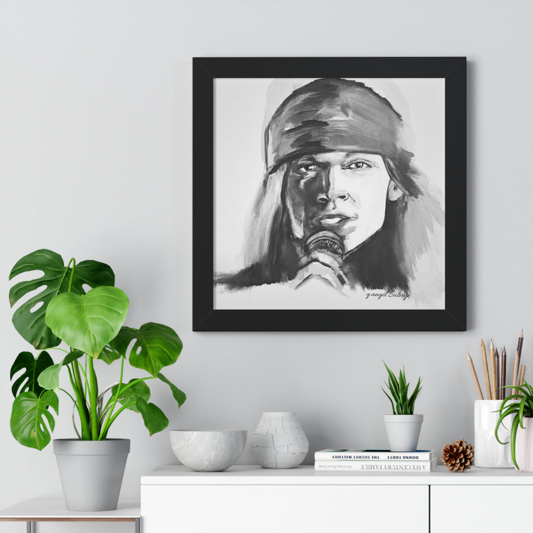 Axle Rose Vertical Poster