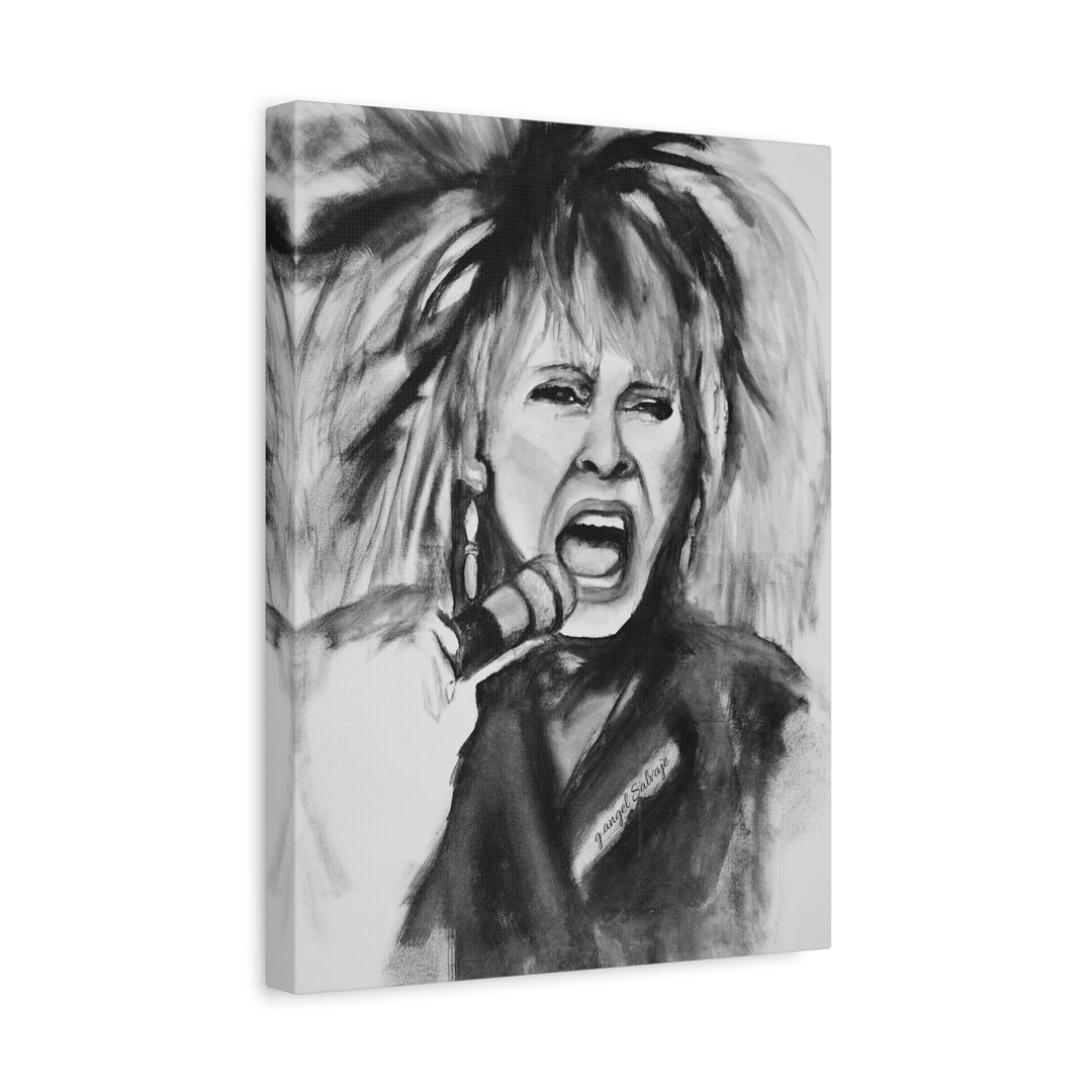 Canvas Print Tina Turner Portrait