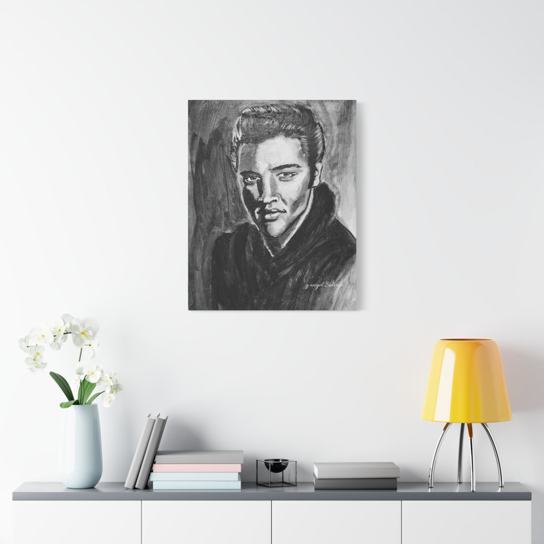 Elvis Canvas Print, from the Rock and Roll Series