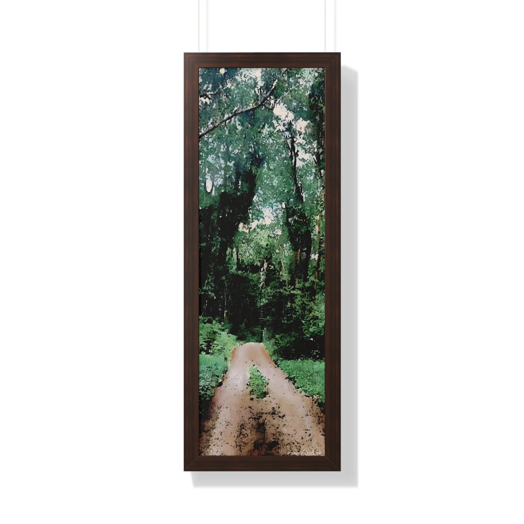 Life Viewed in Retrospect Framed Vertical Poster