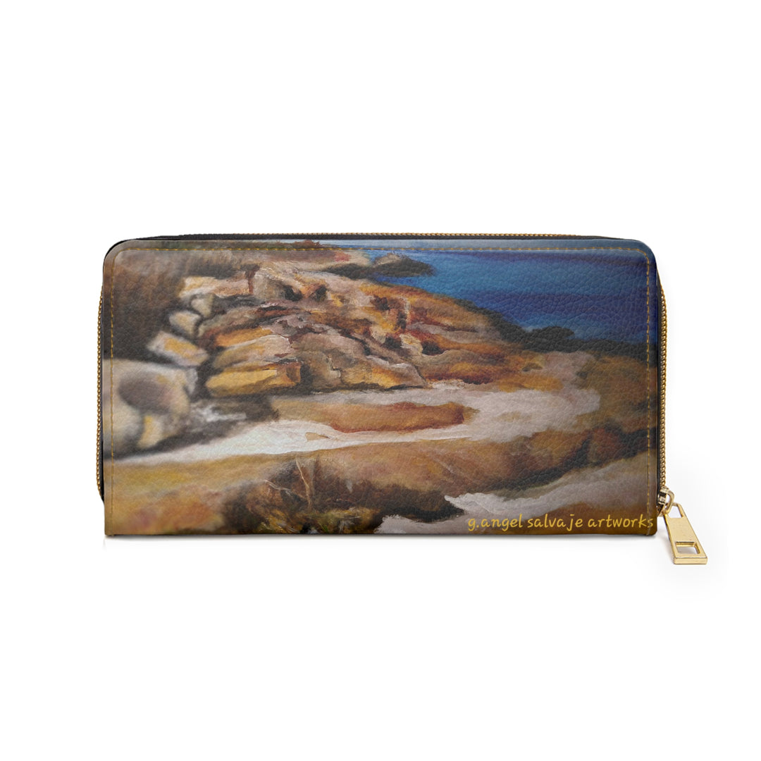 Snarky Back Rap; Seaside Escape Zipper Wallet