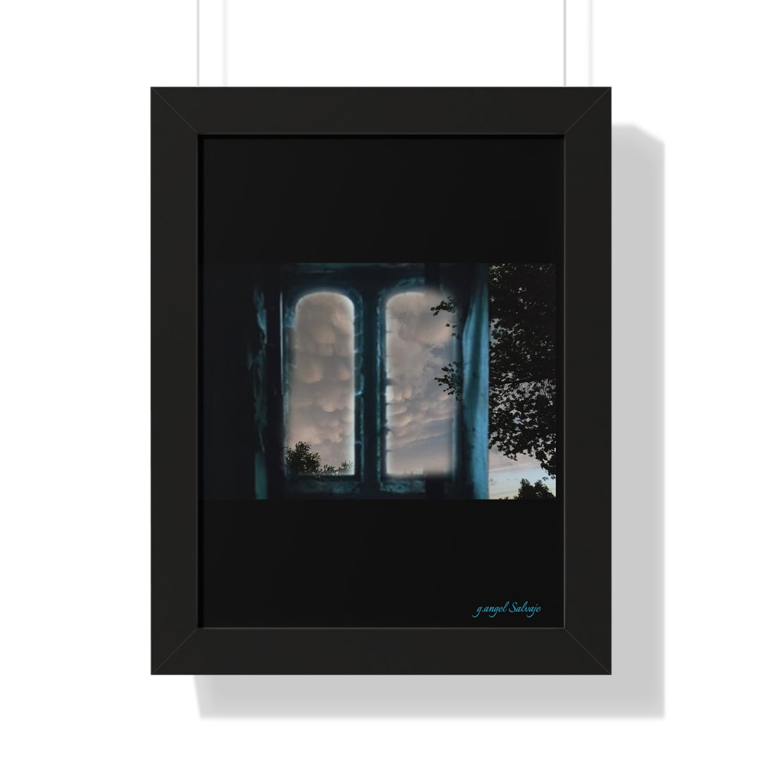 Walk into the Sky Framed Vertical Poster