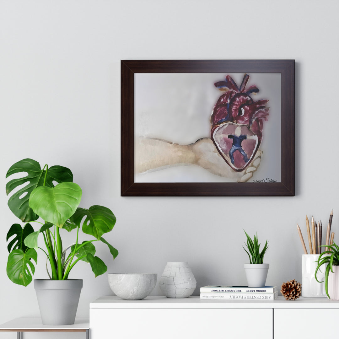 Abiding Within Framed Horizontal Poster