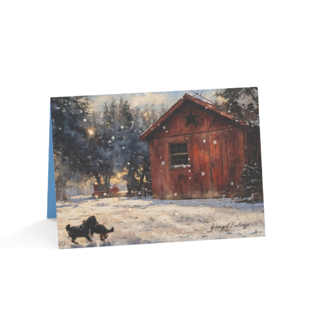 Winter Wonderland Greeting Cards - 1, 10, 30, or 50 Piece Sets