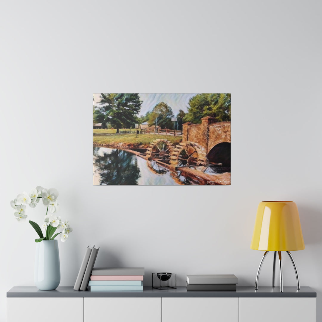 Water Under the Bridge, Spring Park Matte Canvas, Stretched, 0.75"