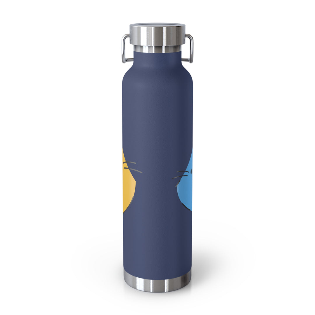 Spy Cats Copper Vacuum Insulated Bottle, 22oz