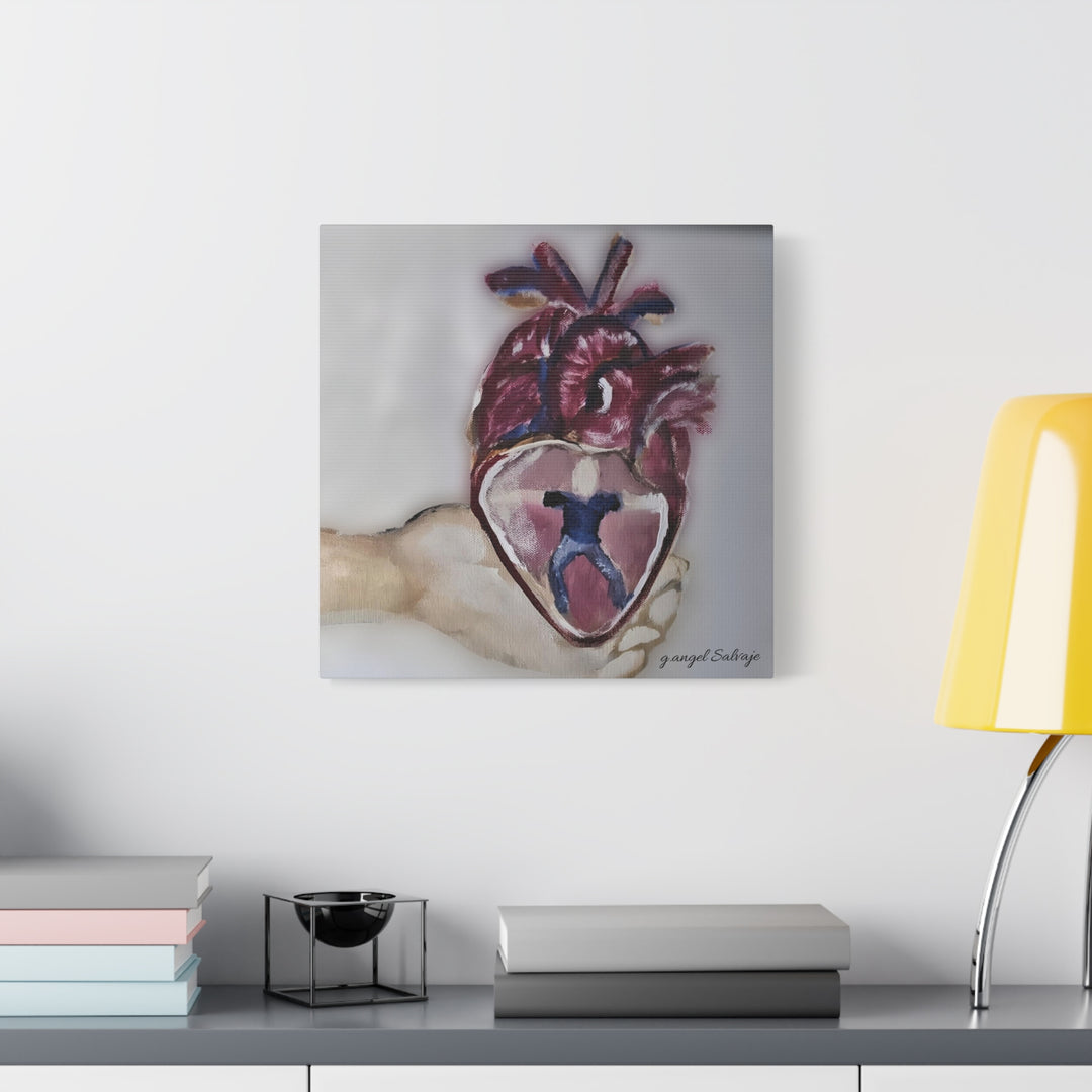 Canvas Print - Abiding Within:Extremely Whole Hearted Sleeves Painting by g angel Salvaje