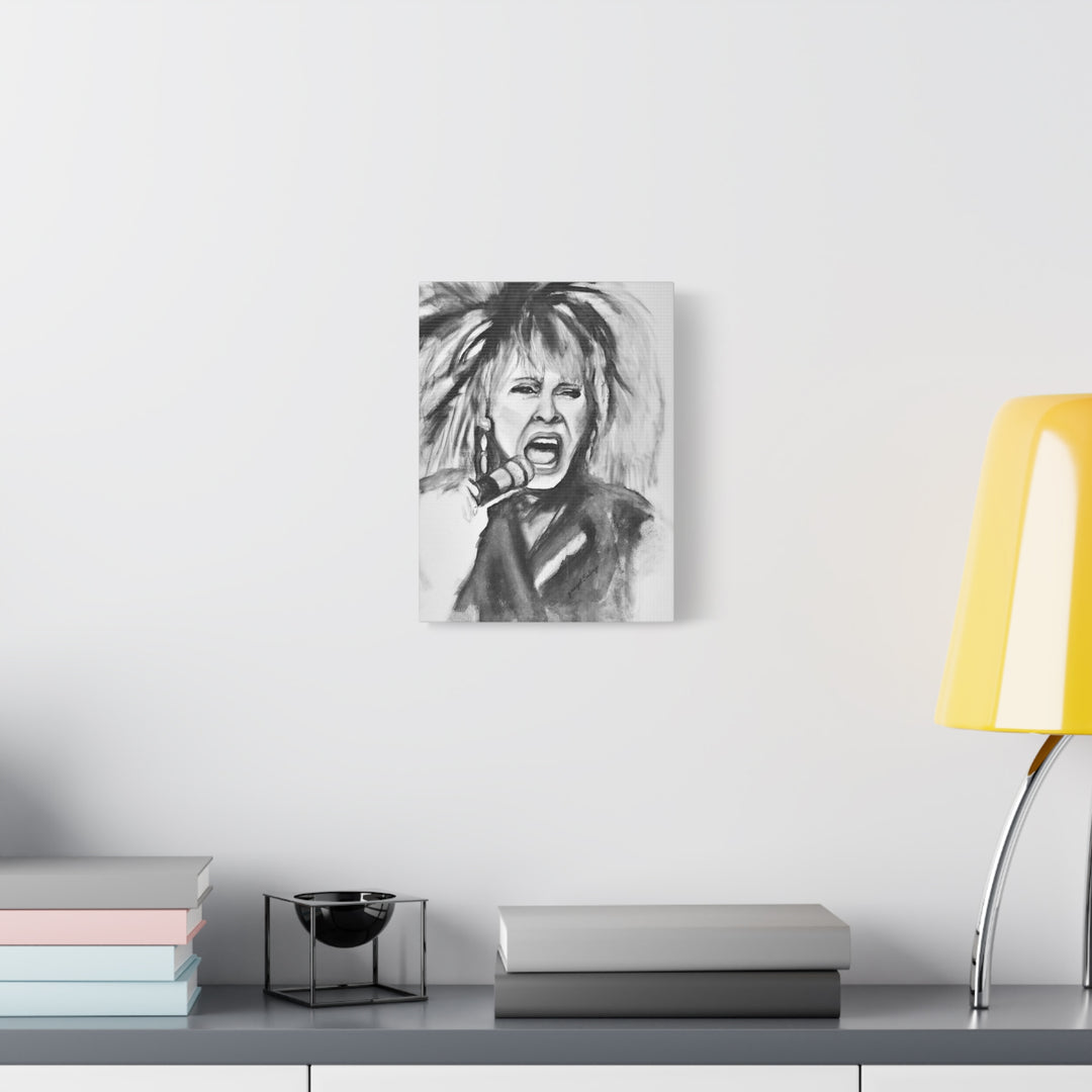 Canvas Print Tina Turner Rock and Roll Portrait