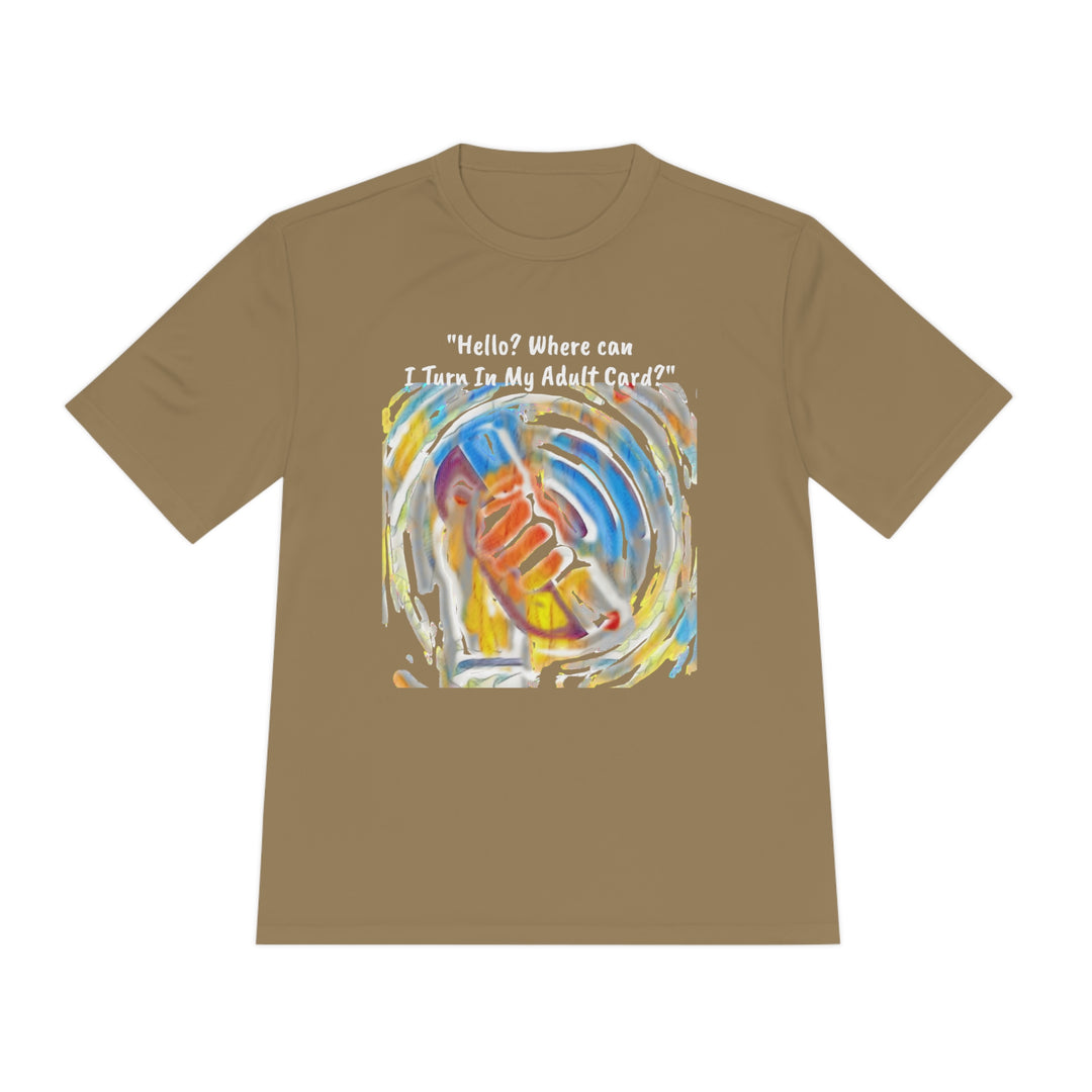 Adult Card Returns Unisex Moisture Wicking Tee