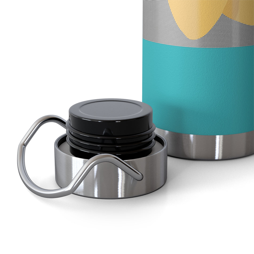 Limoncello Hounds Tooth Copper Vacuum Insulated Bottle, 22oz