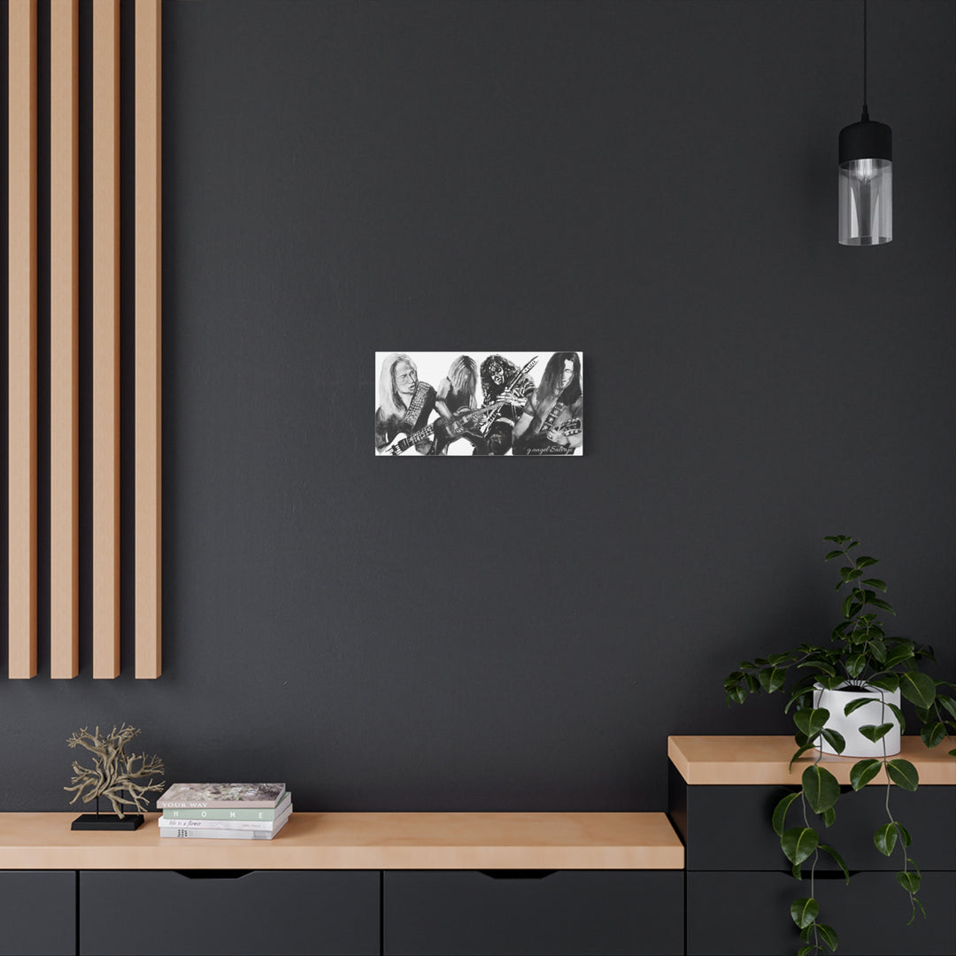 Canvas Print - Slaughter Band Mad About You painting Compilation g angel Salvaje
