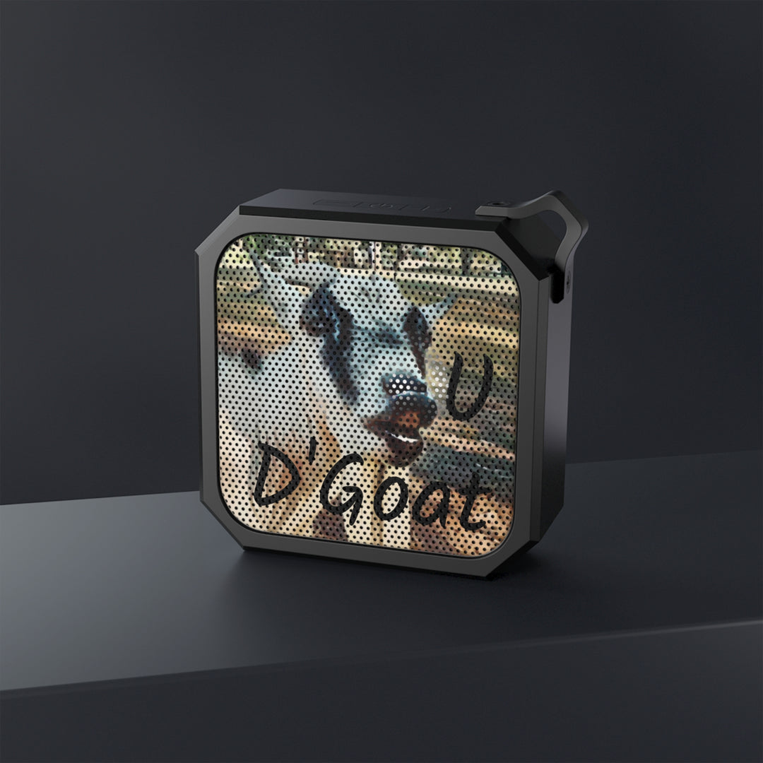 Bluetooth Speaker - Bandy the Pygmee Goat Design with Inspirational Quote
