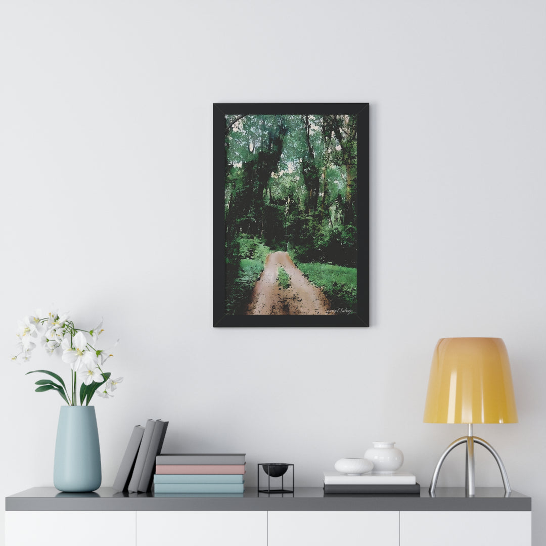 Life Viewed in Retrospect Framed Vertical Poster