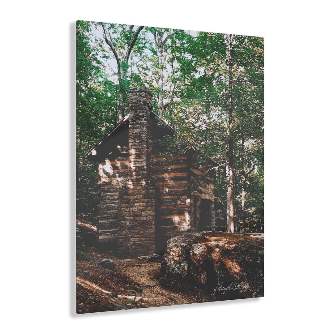Just a Cabin in the Corner of Gloryland Acrylic Prints