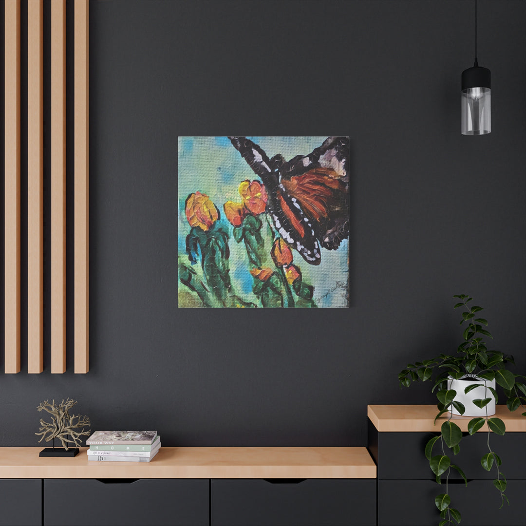 Canvas Print - Monarch Queen Butterfly