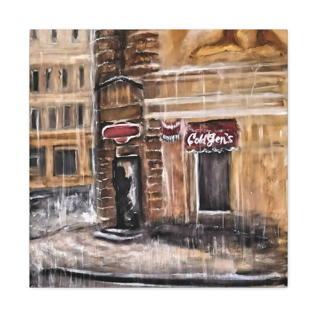 Realist Tones Canvas Print - Tears of Intercession-Urban Rainscape Design