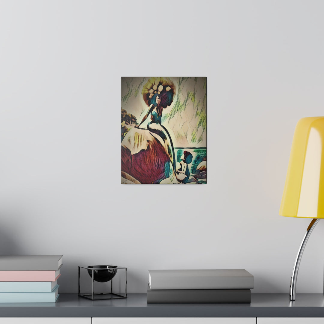 Mermaid Madonna Canvas, Stretched, 0.75"