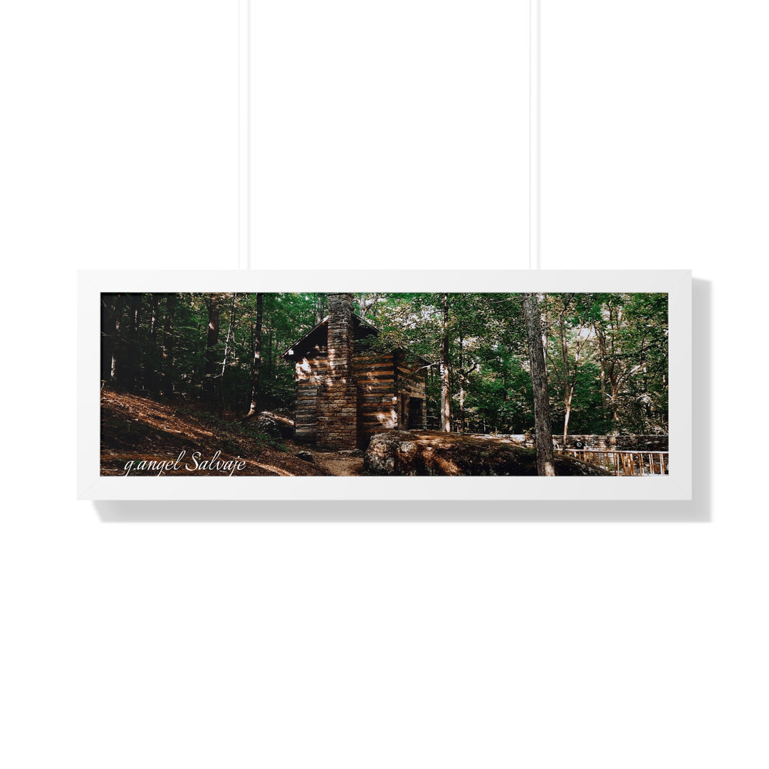 Just a Cabin in the Corner of Gloryland Framed Horizontal Poster