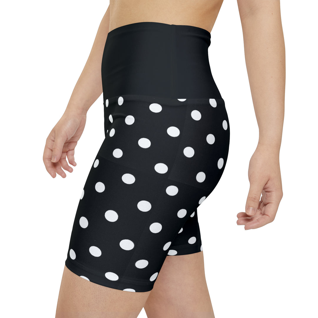 Polka dot Women's Workout Shorts (AOP)