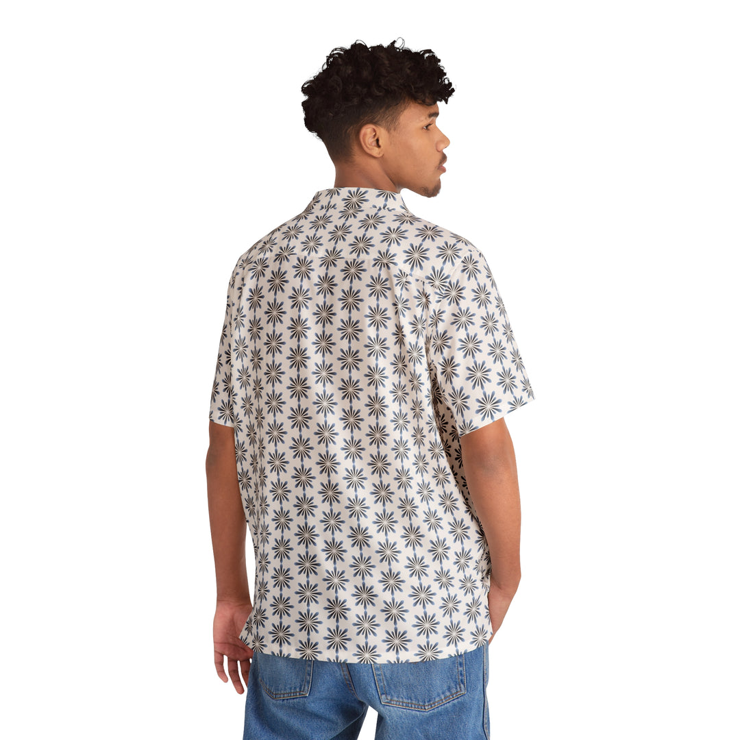 When the Cosmos  Bursts Men's Hawaiian Shirt (AOP)