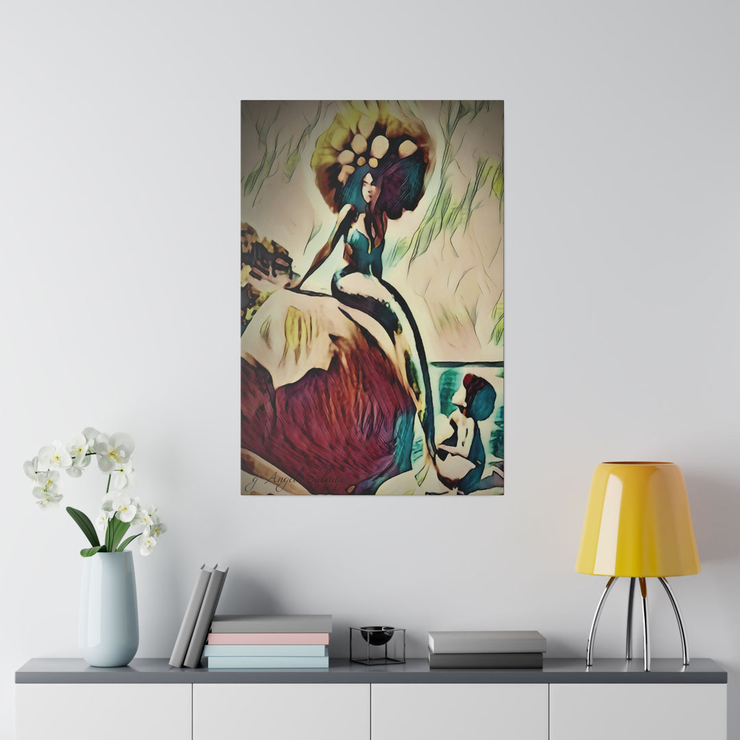 Mermaid Madonna Canvas, Stretched, 0.75"
