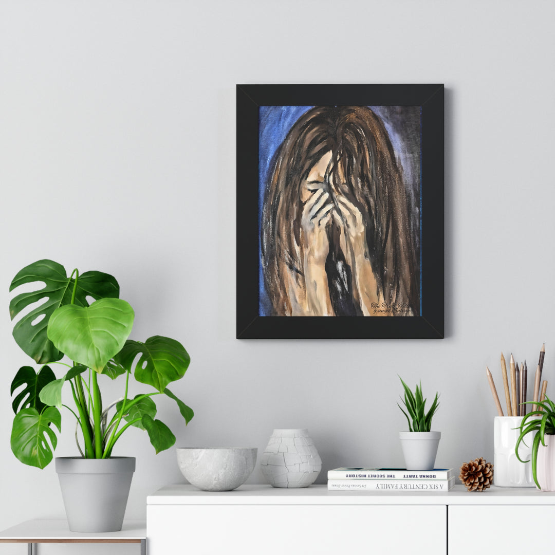 The Truth Teller Framed Vertical Poster
