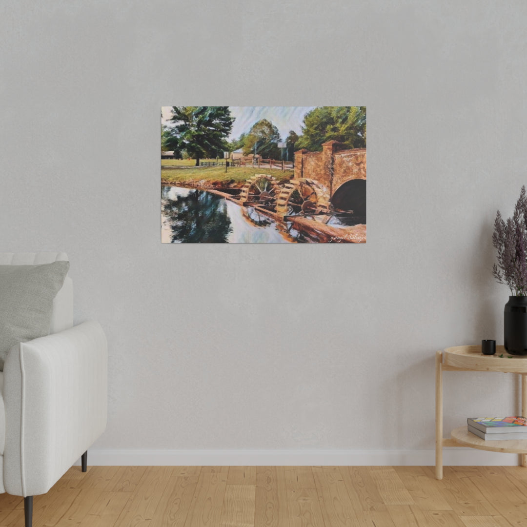 Water Under the Bridge, Spring Park Matte Canvas, Stretched, 0.75"