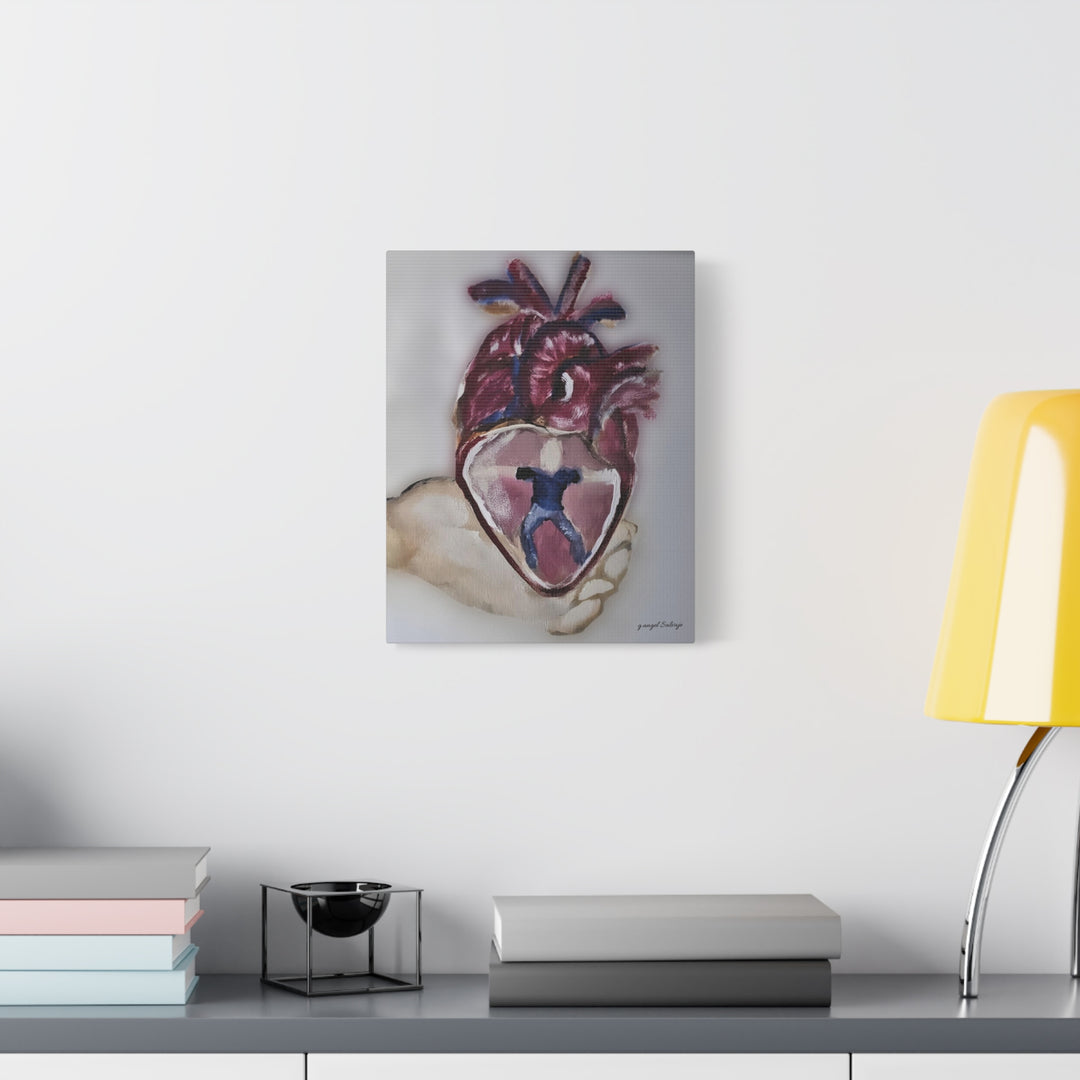 Canvas Print - Abiding Within:Extremely Whole Hearted Sleeves Painting by g angel Salvaje