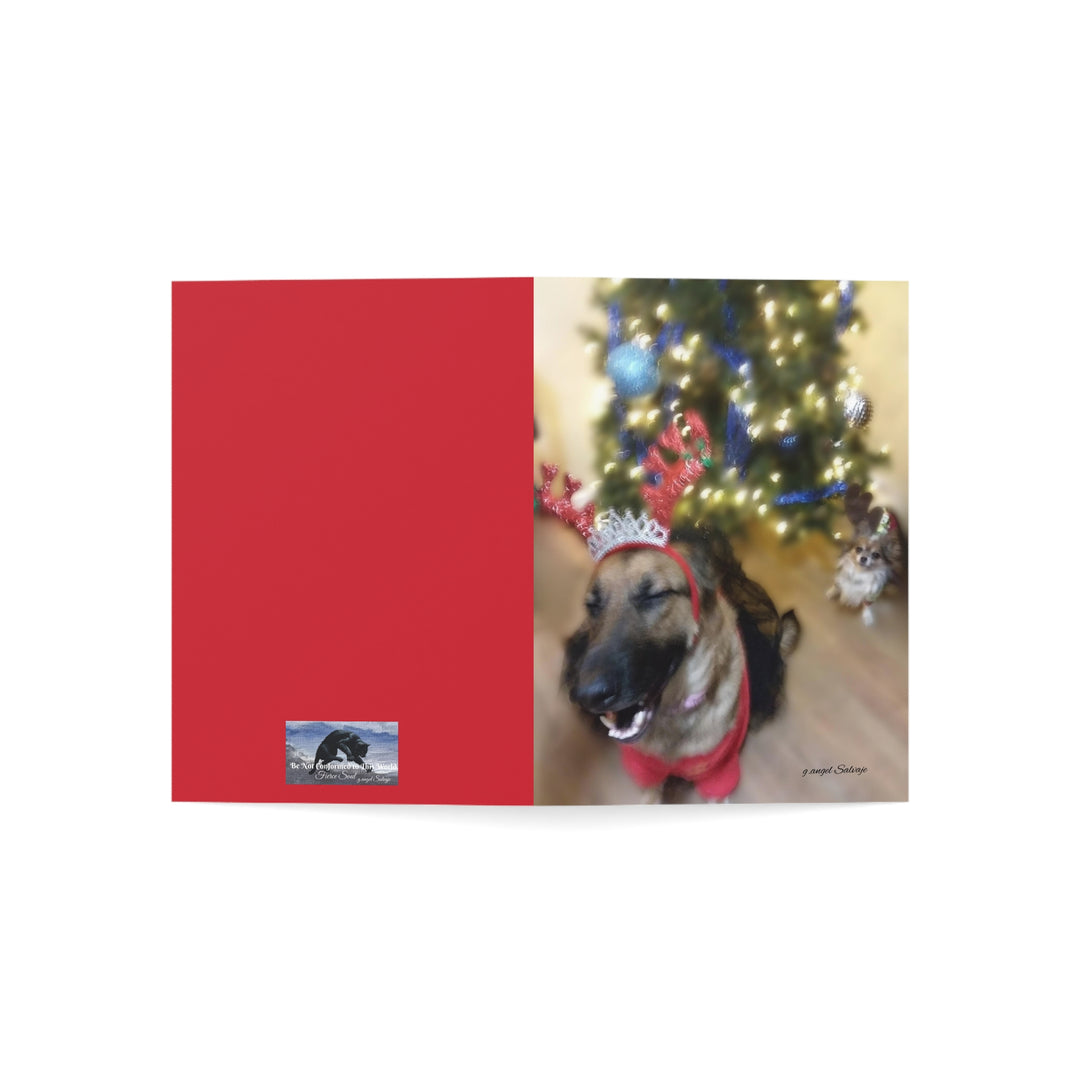 Greeting Cards Cheeky Christmas Queen & Winston Design Set