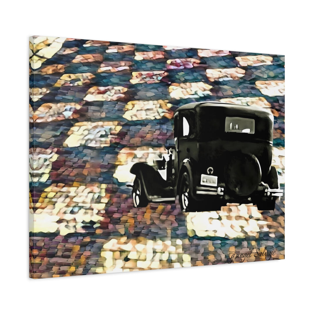 Checkered Past ,Matte Canvas, Stretched, 1.25"