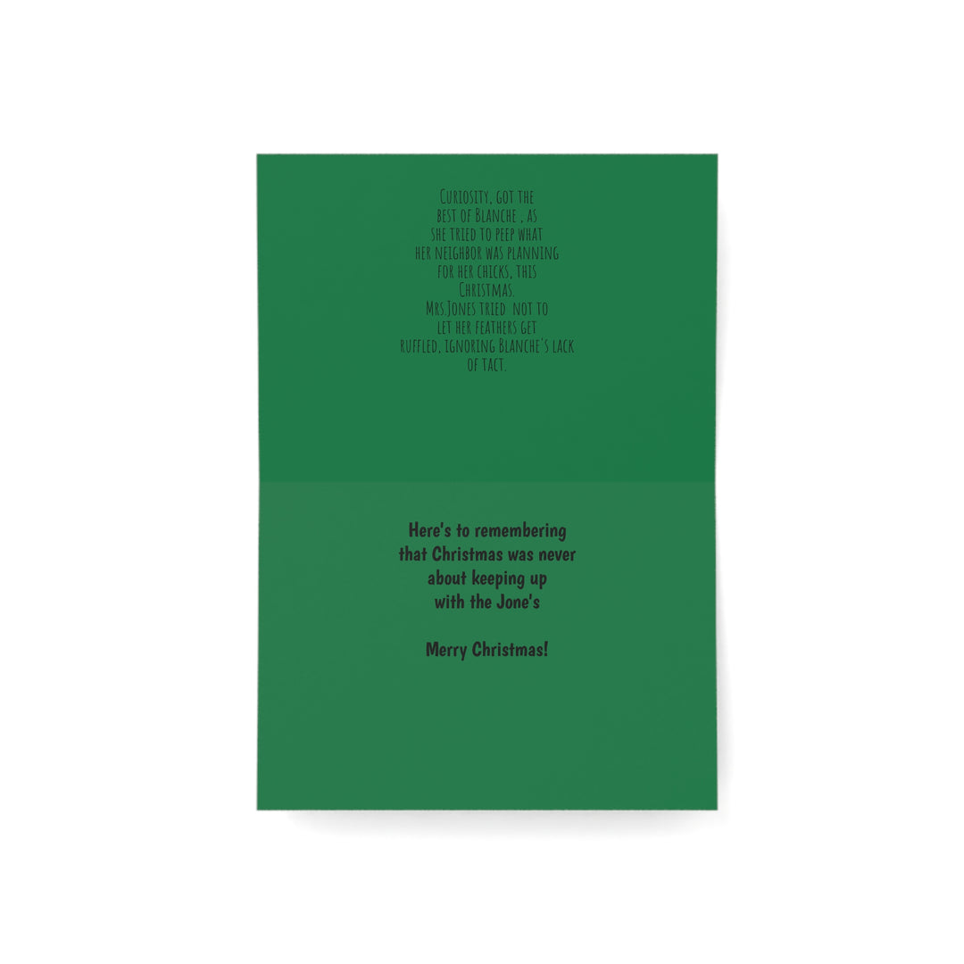 Funny Christmas Greeting Cards - Nosey Blanche and Helen Jones Christmas Design