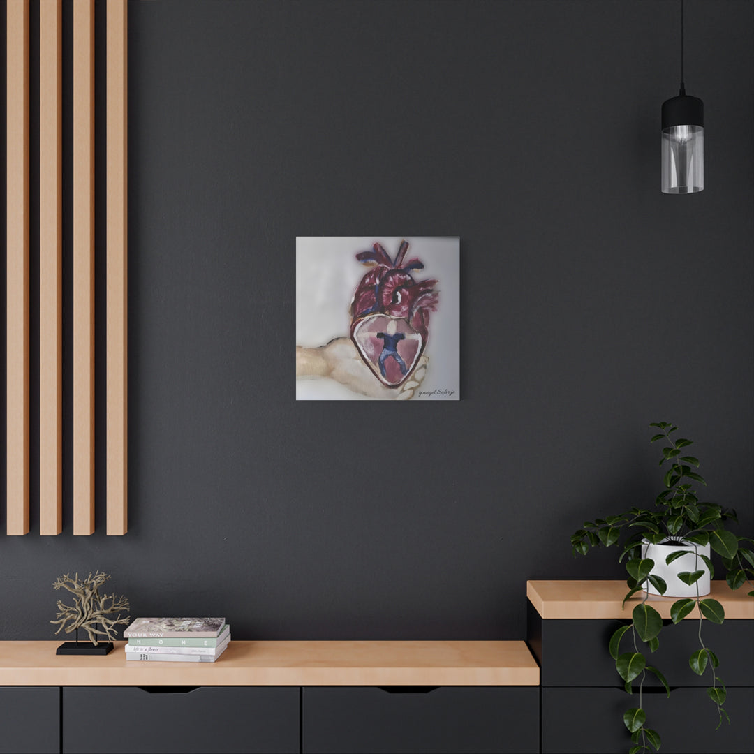 Canvas Print - Abiding Within:Extremely Whole Hearted Sleeves Painting by g angel Salvaje