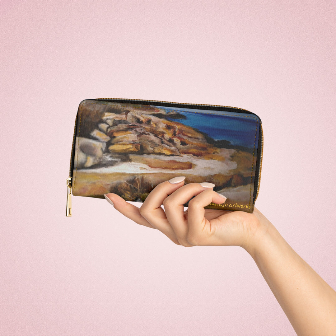 Seaside Escape Zipper Wallet