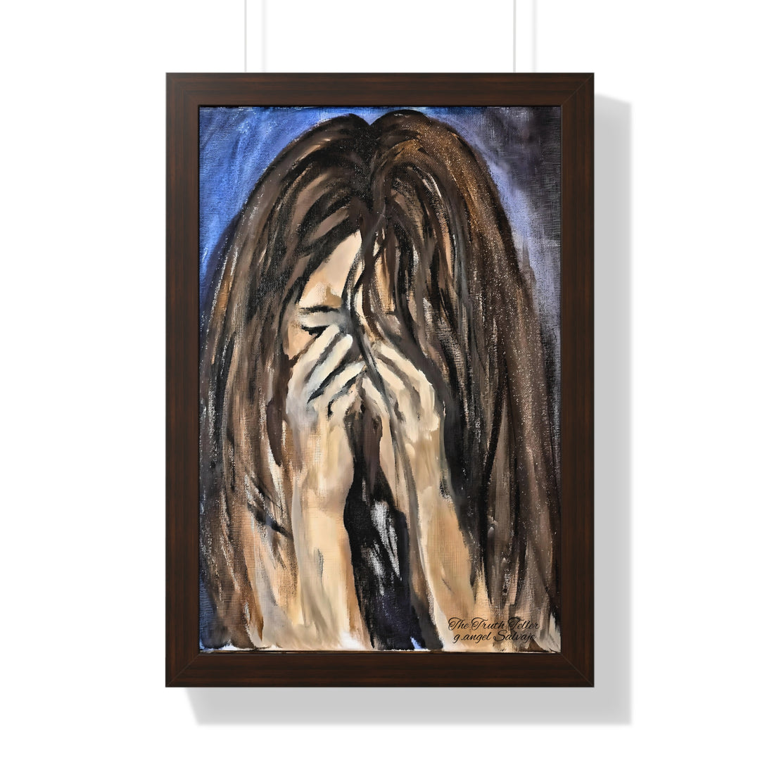 The Truth Teller Framed Vertical Poster
