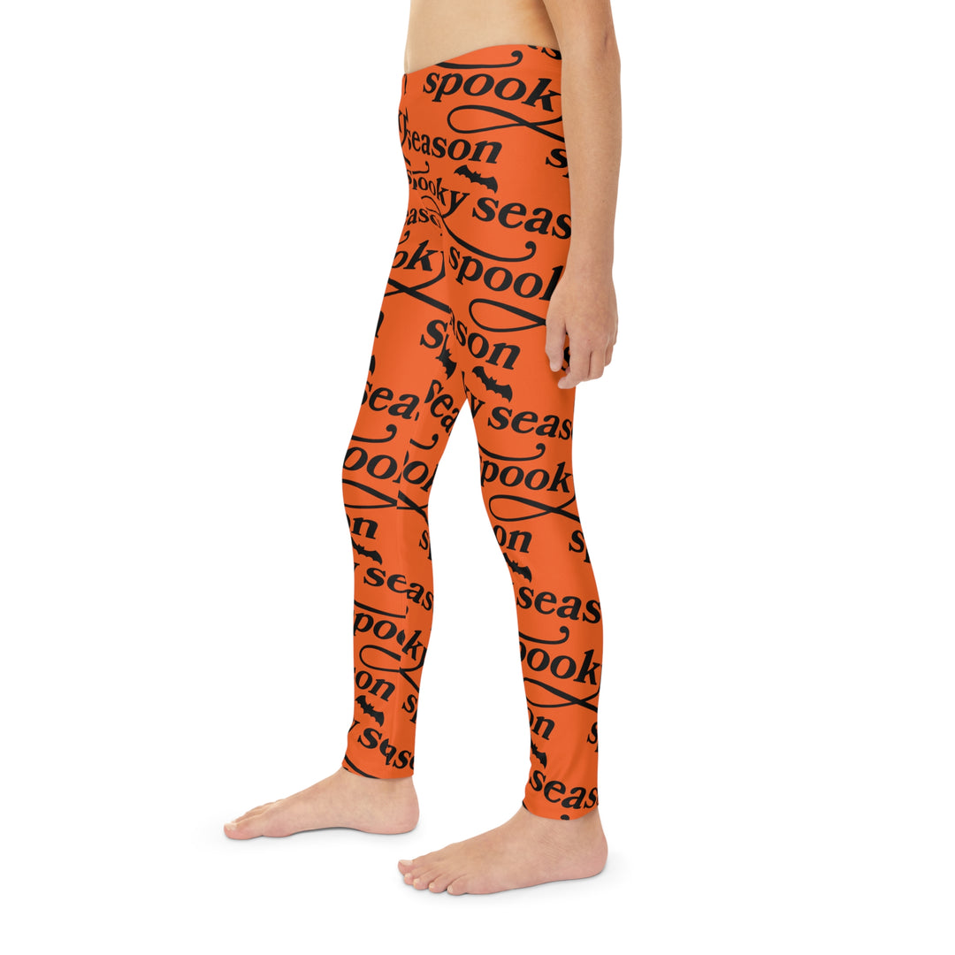 Spooky Season Halloween Youth Full-Length Leggings (AOP)