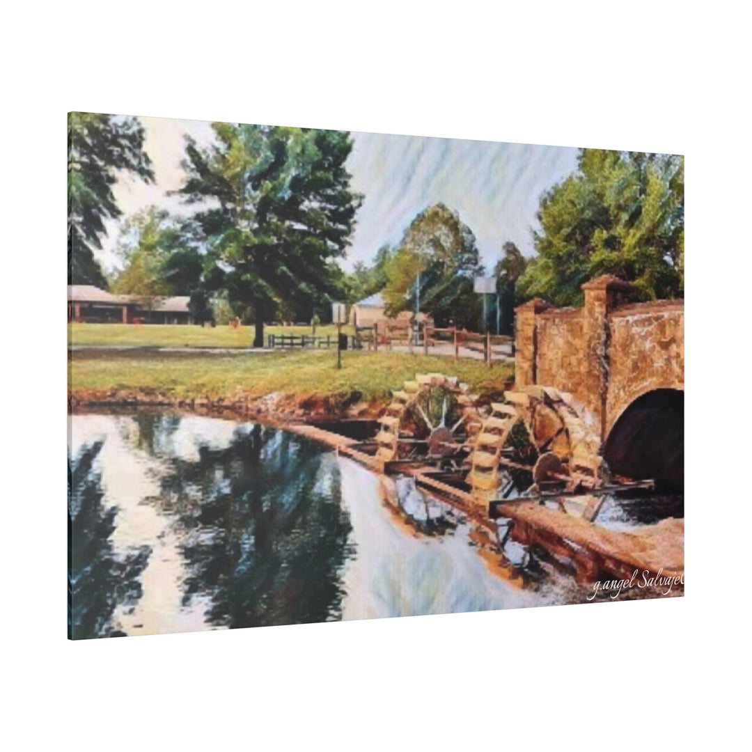 Water Under the Bridge, Spring Park Matte Canvas, Stretched, 0.75"
