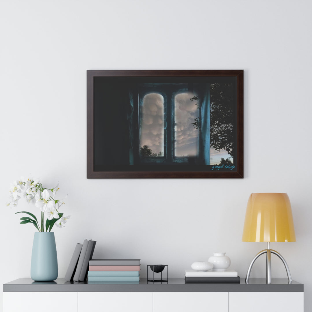Walk into the Sky Framed Horizontal Poster