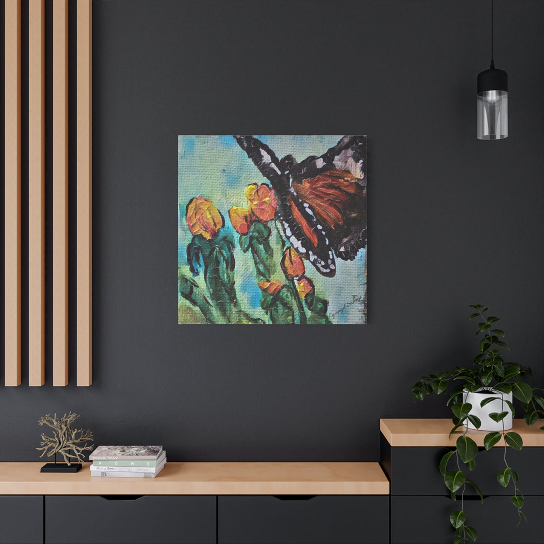 Canvas Print - Monarch Queen Butterfly