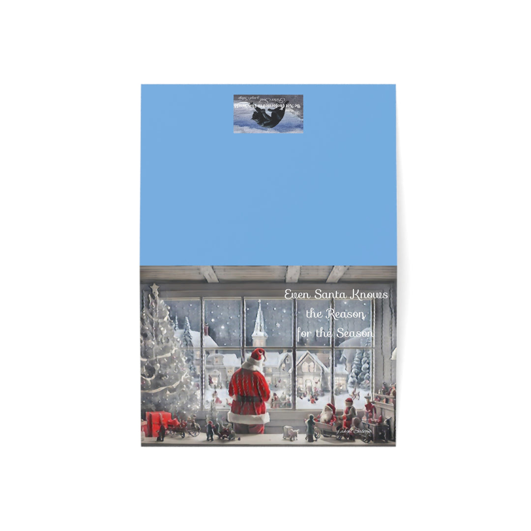 Santa Christmas Greeting Cards 1, 10, 30, 50 pcs