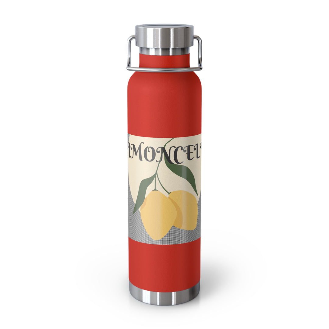 Limoncello Hounds Tooth Copper Vacuum Insulated Bottle, 22oz