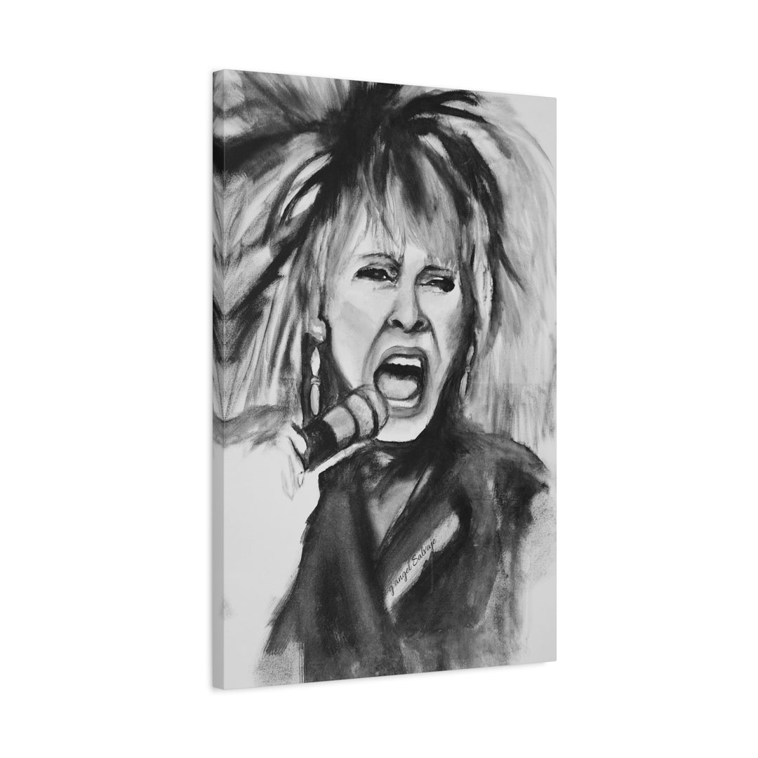 Canvas Print Tina Turner Portrait