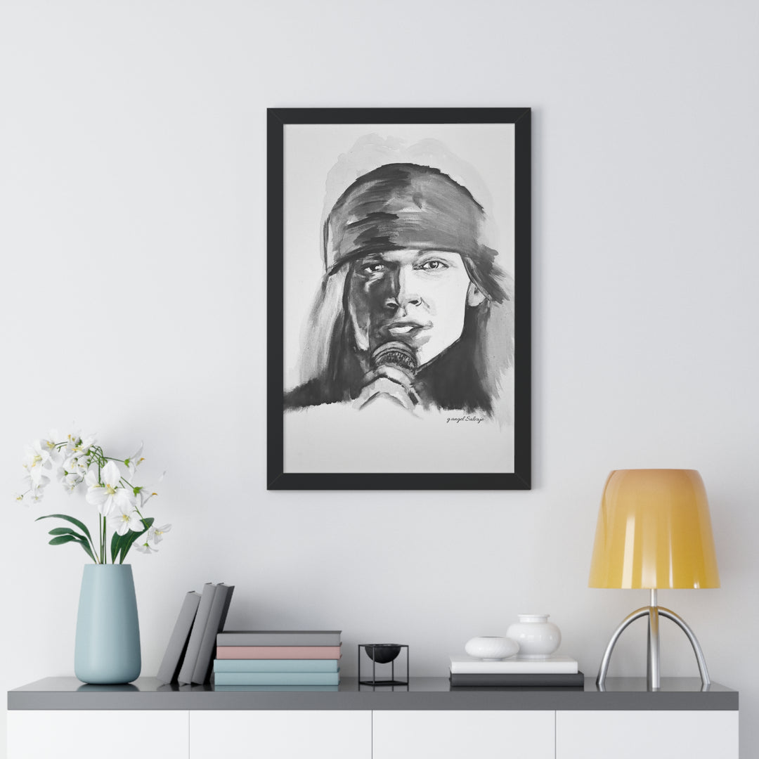 Axle Rose Vertical Poster