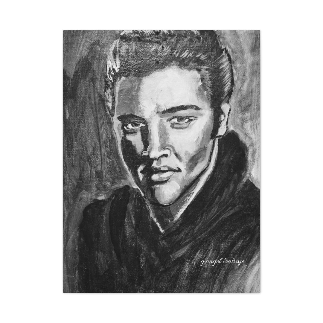 Elvis Canvas Print, from the Rock and Roll Series