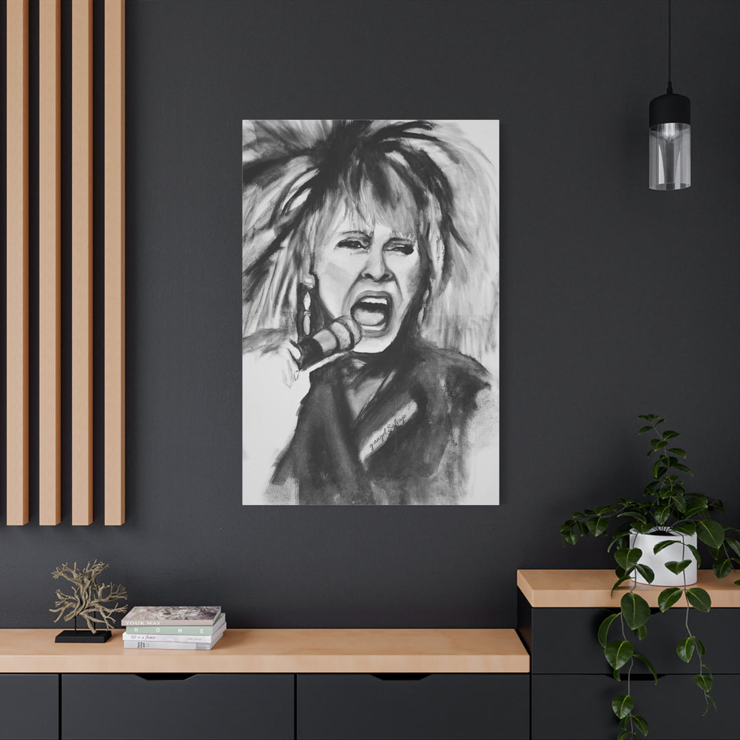 Canvas Print Tina Turner Portrait