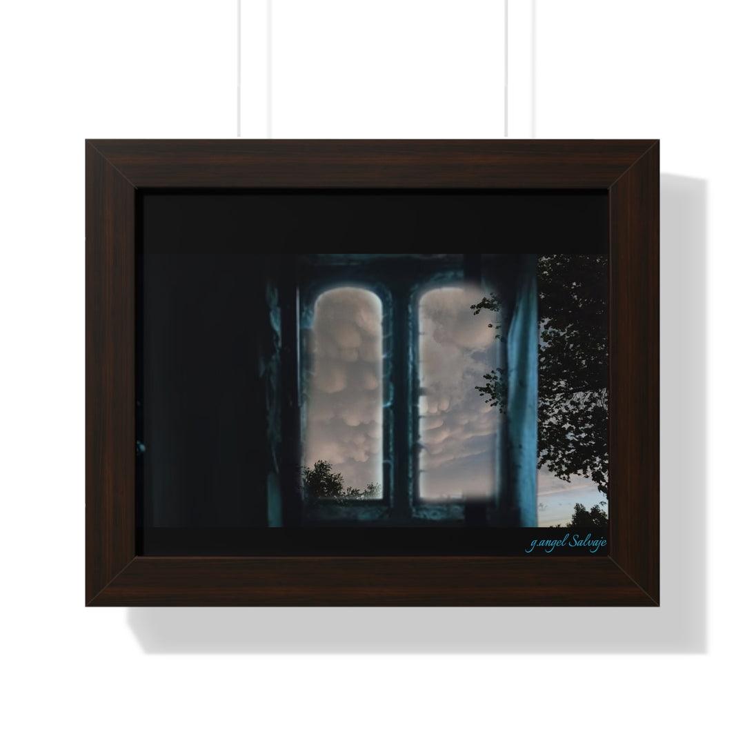Walk into the Sky Framed Horizontal Poster